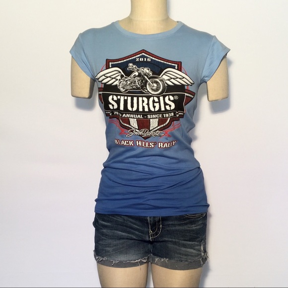 NWT STURGIS Black Hills Motorcycle Rally Tee! - Picture 1 of 7